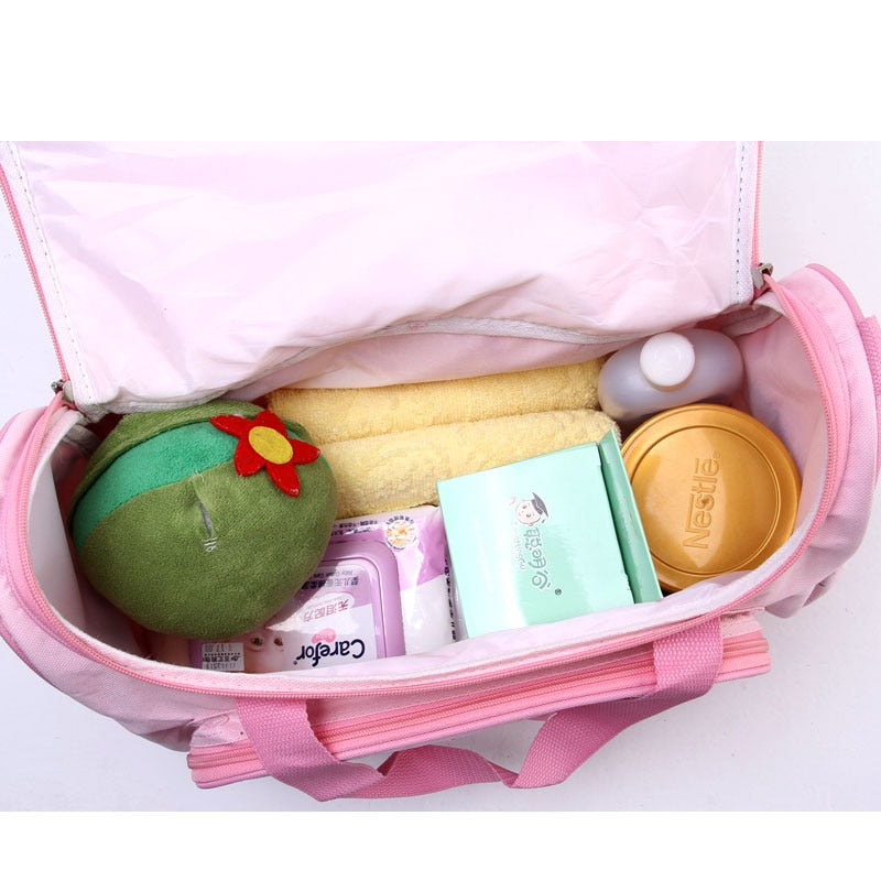 4 Pieces/Set Fashion Infant Baby Nappy Bag, Mommy Maternity Bags Large Capacity Baby Bag Stroller Hobos Desinger Nursing Bag - V.I.P Digital Presence