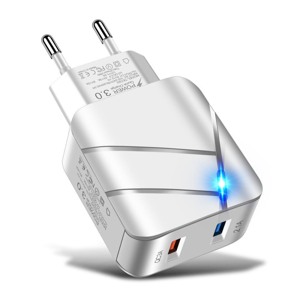 Dual USB QC3.0+2.1A Multi Port Mobile Phone Charger - V.I.P Digital Presence