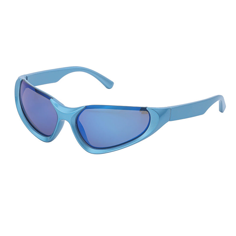 Nuevas gafas de sol deportivas a prueba de viento para mujer, gafas de sol para exteriores Y2K Millennium para hombre.