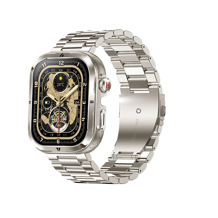 New MK86LED manual tube waterproof outdoor three-proof Bluetooth call true blood oxygen multi-sports large battery - V.I.P Digital Presence