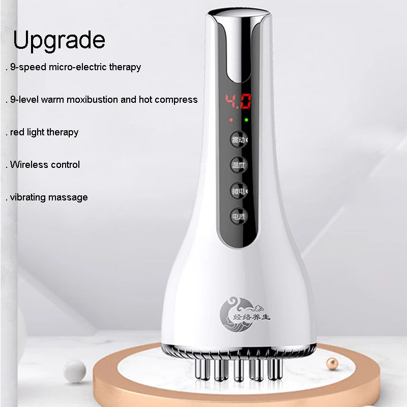 EMS Gua Sha Scraping Body Slim Massager Infrared Therapy Anti Cellulite Fat Burner Beauty Dredging Warm Brush Electro Stimulator - V.I.P Digital Presence