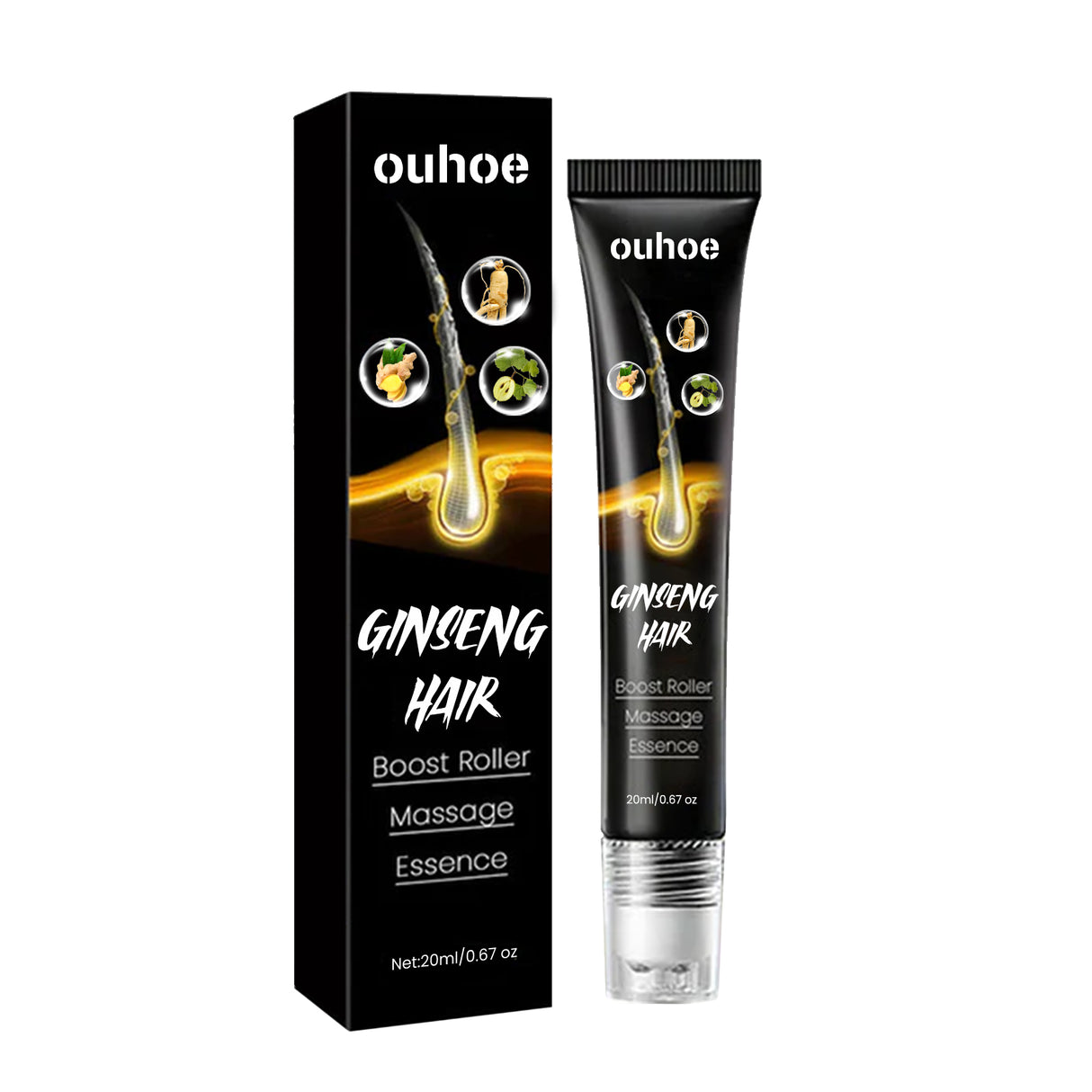 Ginseng Massage Essence, Moisturizes Scalp Strengthens Hair Prevents Loss Hair Care Essence - V.I.P Digital Presence