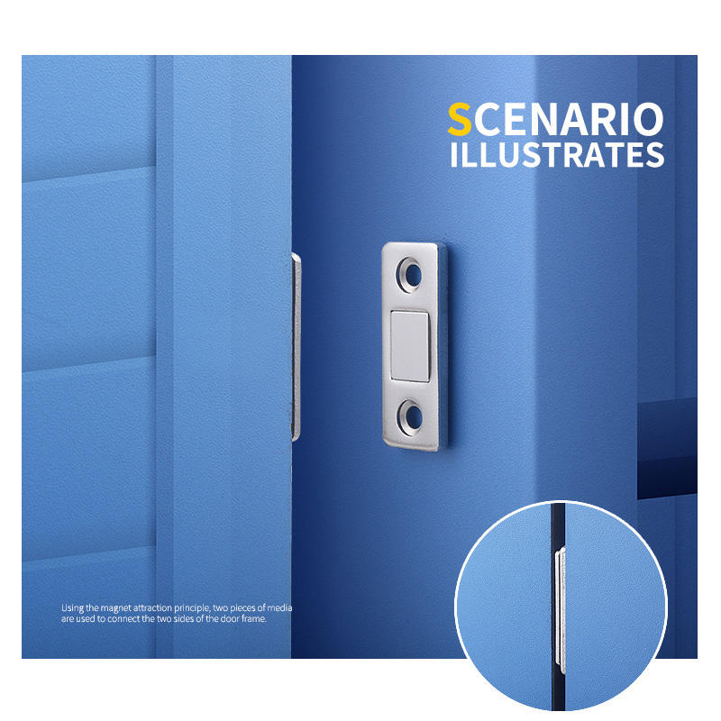 Punch Free Ultra-Thin Invisible Door Suction Sliding Door Wardrobe Door Magnetic Double Magnet Sliding Door Cabinet Strong Magnetic Absorption - V.I.P Digital Presence