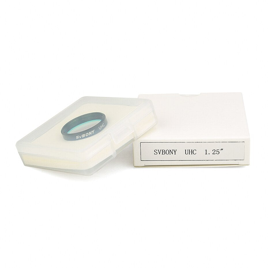 SVBONY 1.25'' UHC + UV-IR+CLS 3 uds Filtros de eliminación de contaminación lumínica para telescopios astronómicos Ocular Observaciones de profundidad