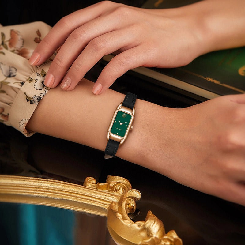 Women's Watch Brand Counter Brand Authentic Fashion Small Square Core Women's Watch Quartz Watch Popular - V.I.P Digital Presence