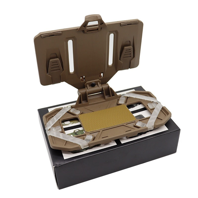Folding navigation board MOLLE mount tactical vest mobile phone holder navigator chest mount universal - V.I.P Digital Presence