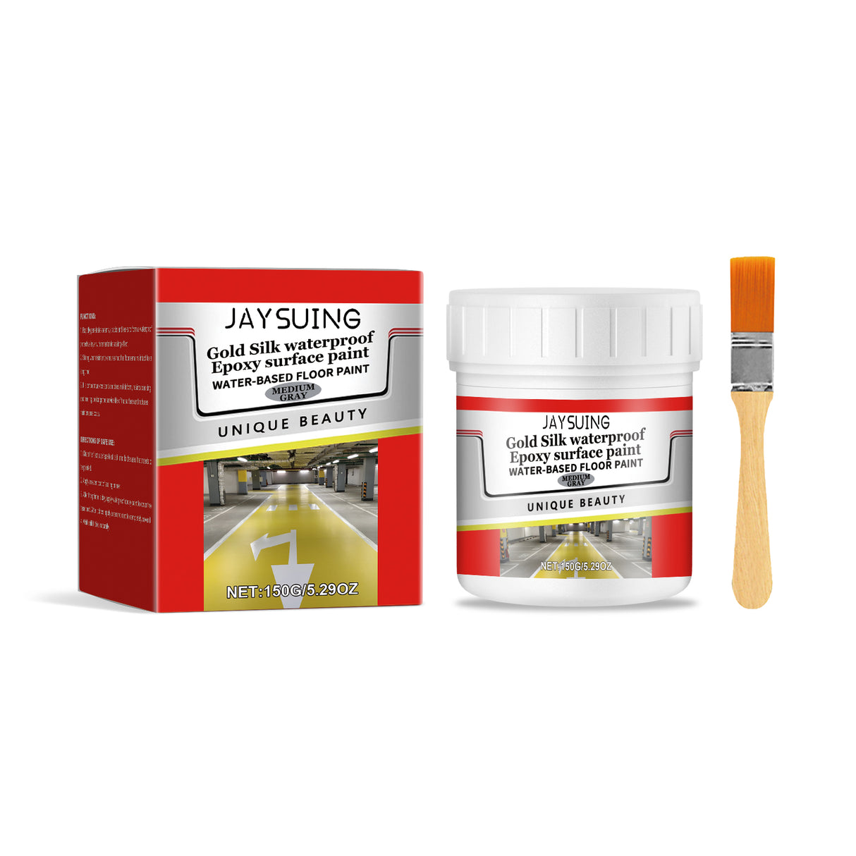 Waterproof Epoxy Floor Paint Household Wall Floor Waterproof Anti-Crack Cover Stains Renovation Paste - V.I.P Digital Presence