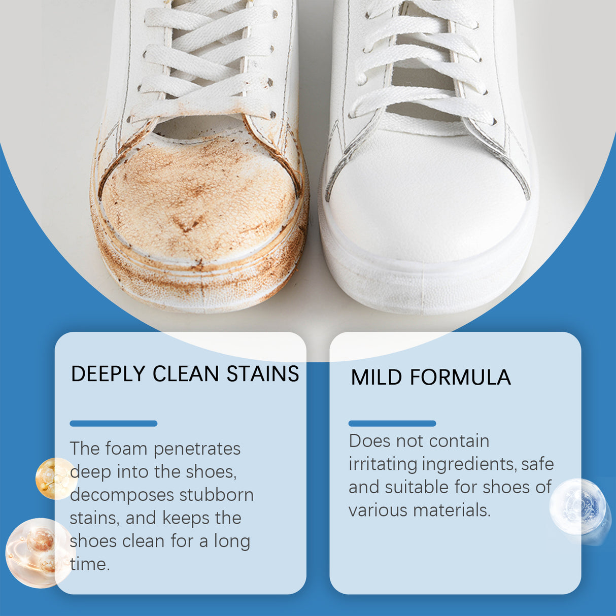 Shoe Cleaner Kit Foam Cleaning Decontamination Multi-Functional Sneaker Cleaning Household Items - V.I.P Digital Presence