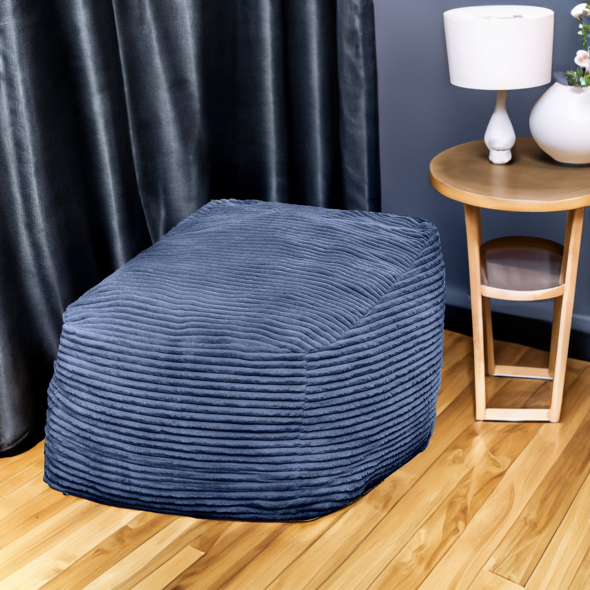 Faux Fur Classic Bean Bag blue - V.I.P Digital Presence