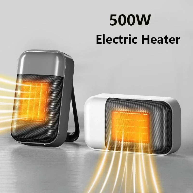 500W Electric Fan Heater Space Heater PTC Fast Heating 110V/220V Office Desktop Portable Electric Heater Radiator Air Heaters - V.I.P Digital Presence