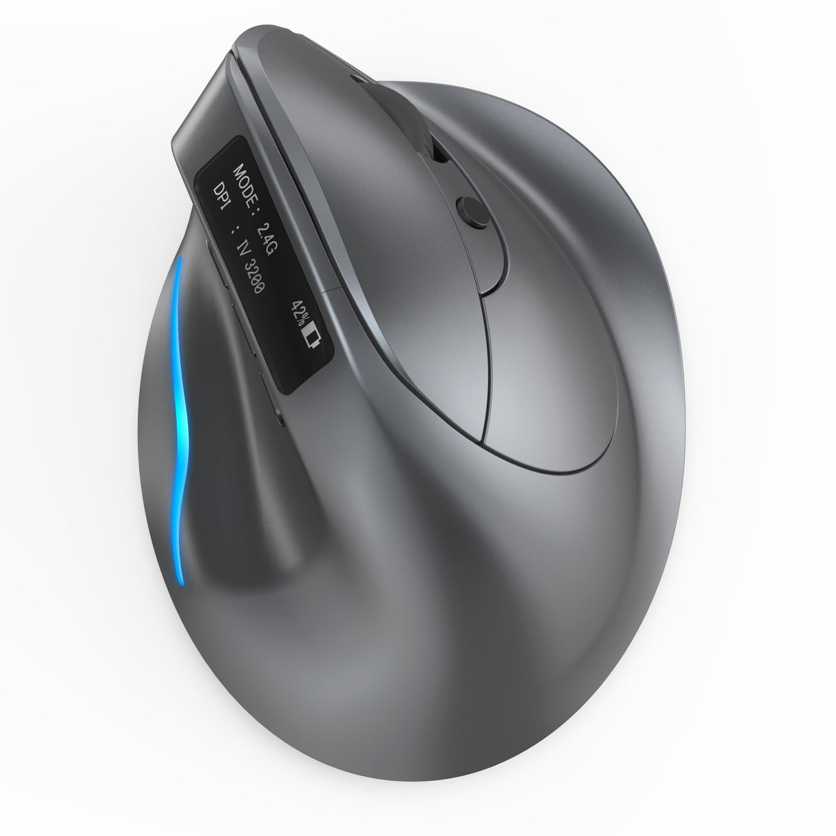 ZELOTES Master F-26C Display Bluetooth Wireless Charging Dual Mode Grip Vertical Anti Mouse Hand Mouse - V.I.P Digital Presence