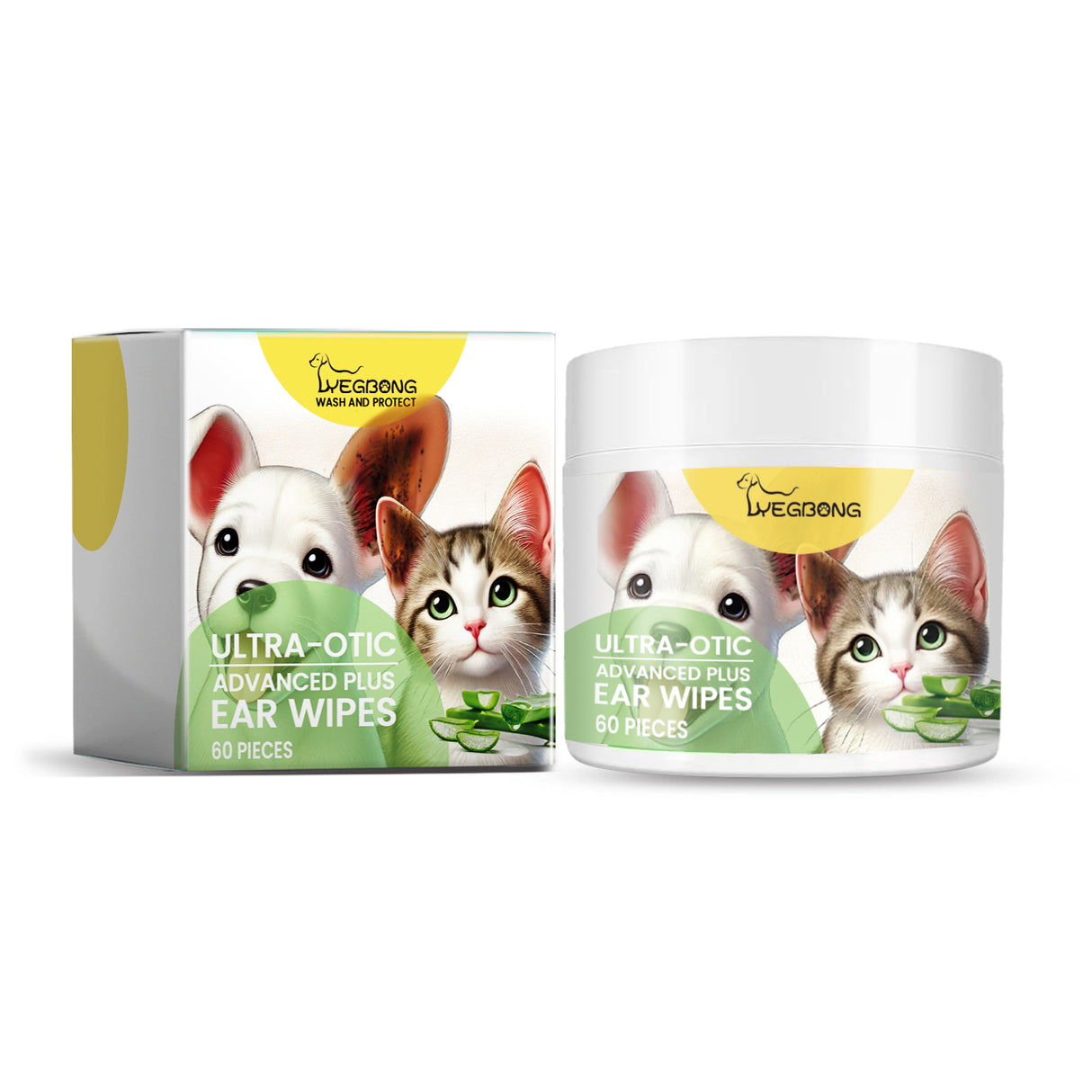 Ear Cleaning Pad For Cats And Dogs Soothes Pet Ear Canal Discomfort And Cleans Ear Dirt - V.I.P Digital Presence