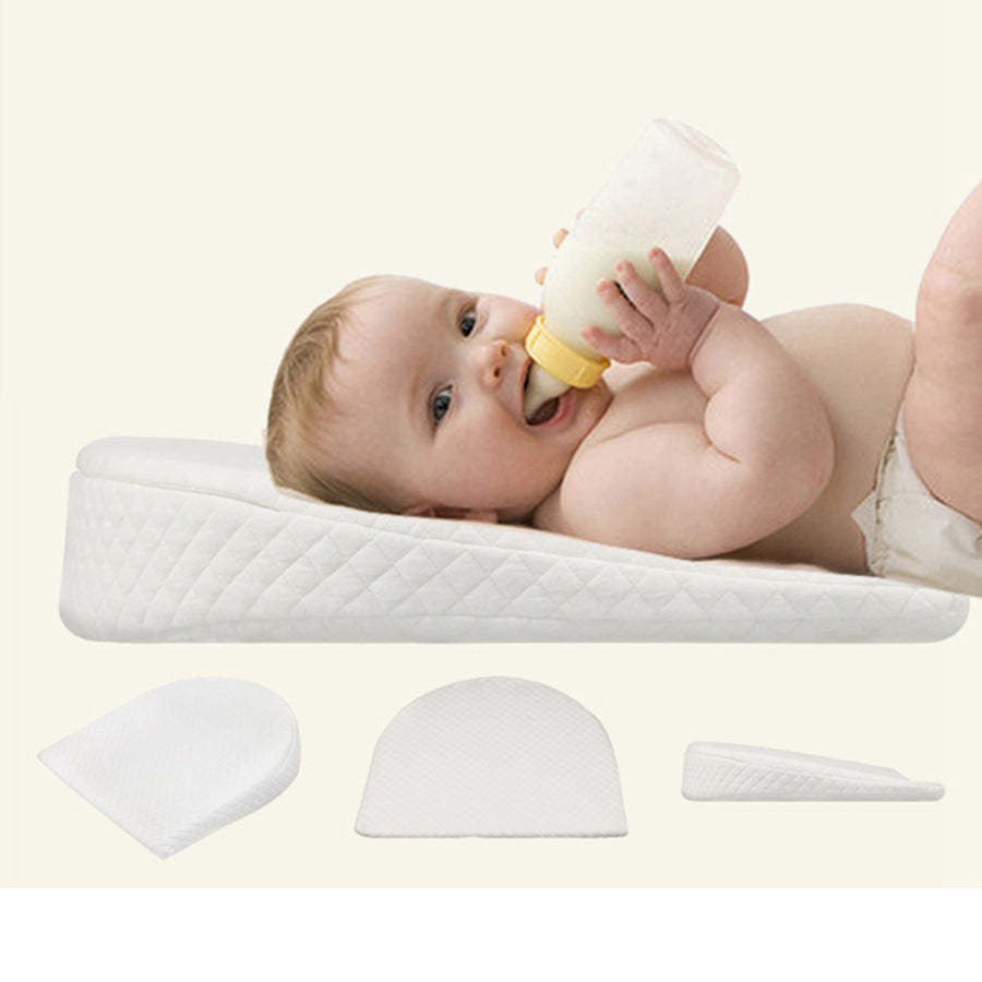 Baby Anti spitting Pillow Baby Pillow Removable Washable Slope Anti overflow Pillow Memory Cotton Baby Pillow - V.I.P Digital Presence