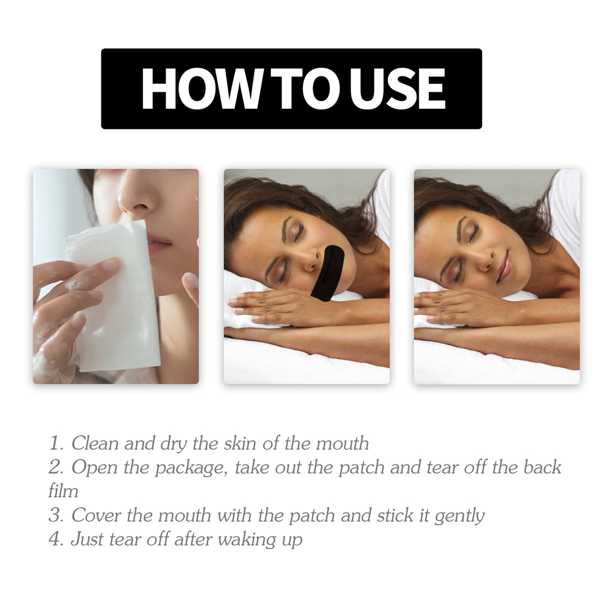 Anti-Snoring Patch Open Mouth Breathing Close Mouth Anti-Snoring Care For Sleeping Adults Anti-Snoring Patch - V.I.P Digital Presence