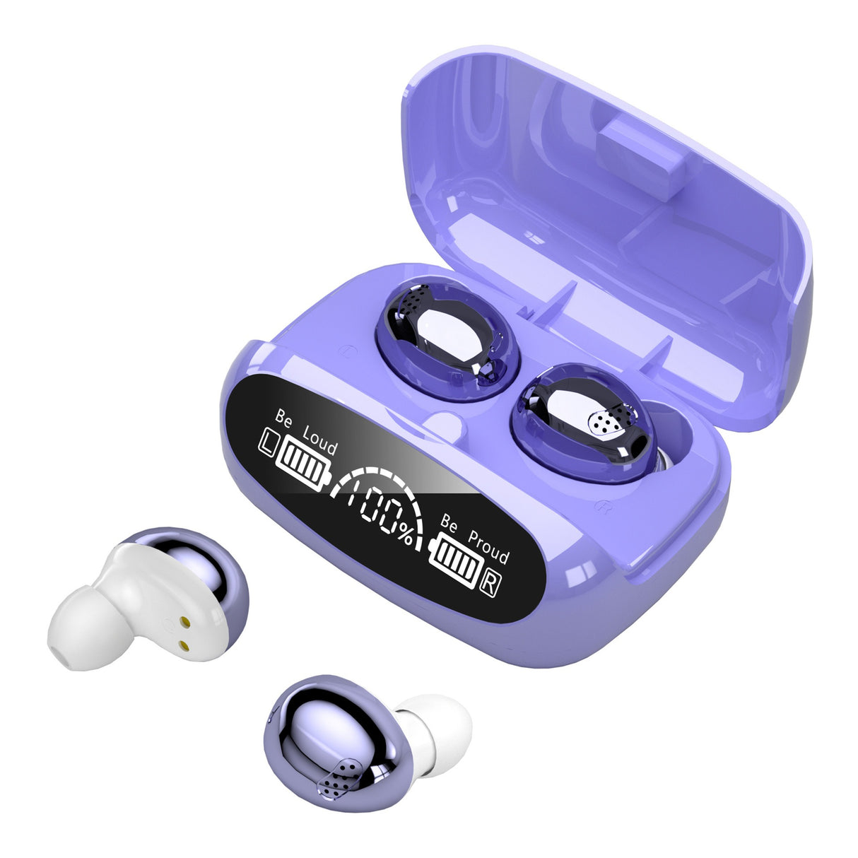 M10M30 Bluetooth Headset High-Capacity Wireless Private Model TWS New F9 Smiley Face Binaural 5.1 Noise Cancellation - V.I.P Digital Presence
