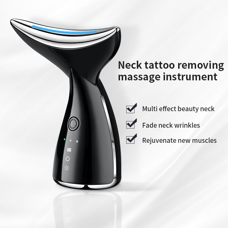 Neck Beautifying Instrument Fishtail Neck Massage To Remove Fine Lines With Color Light Micro Current Can Heat Swan Neck Electric Massage - V.I.P Digital Presence