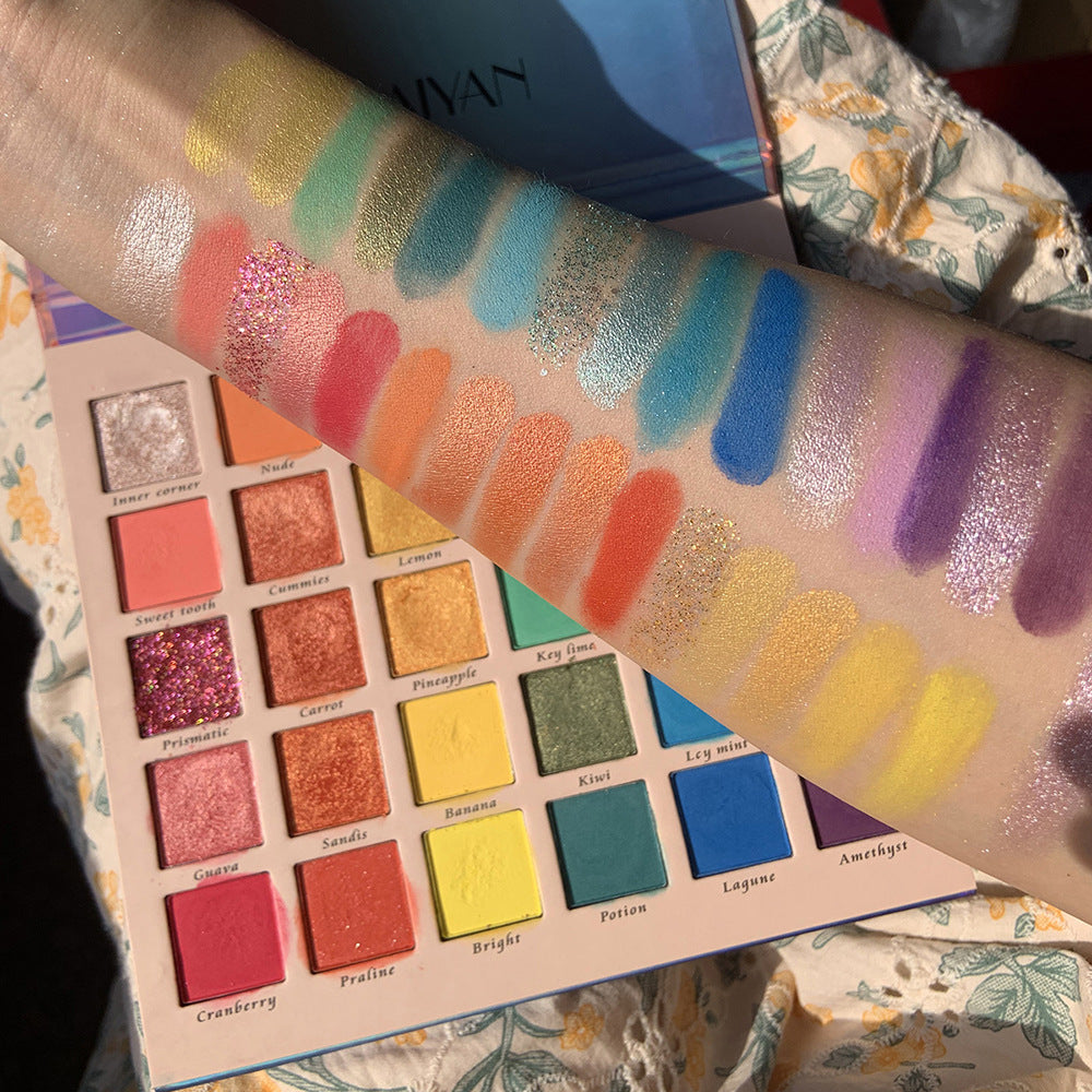 HANDAIYAN New 30 Color Pearlescent Matte Glitter Eyeshadow Palette Cross-border Makeup Fantasy Rainbow Palette - V.I.P Digital Presence