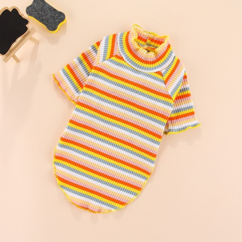 Netizen Teddy Little Dog Clothes Basecoat Summer Wear Thin Cotton Pet Clothing Spring Summer Cat - V.I.P Digital Presence