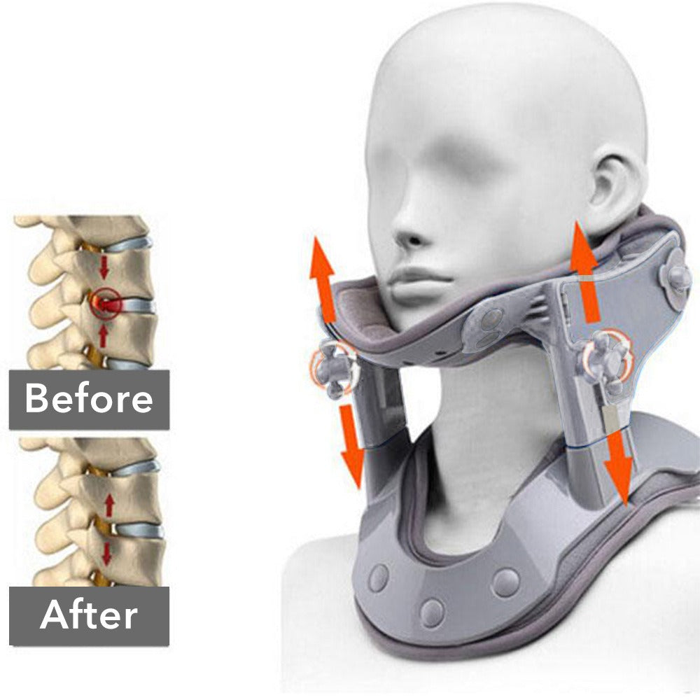 Medical Neck traction device Inflatable Cervical Collar Correction kit Neck Retractor Cervical Collar Stretcher Spine Pain Relif - V.I.P Digital Presence
