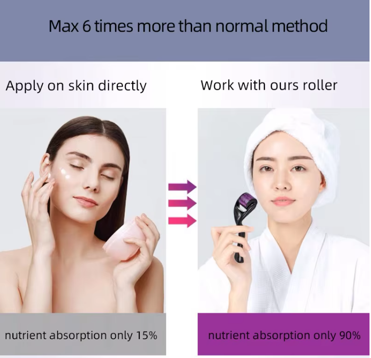 Hot Sell 540 micro needle derma roller for skin beauty care massage healty care improvement acne scars - V.I.P Digital Presence