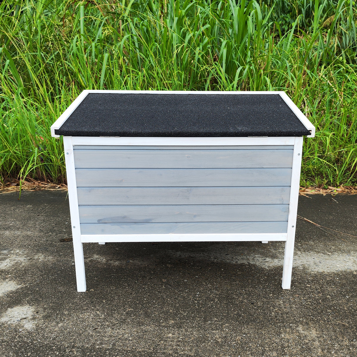 Outdoor Breathable Cat House for Outside Cats,Cat Shelter for Feral Cats with Escape Door,Porch Deck - V.I.P Digital Presence