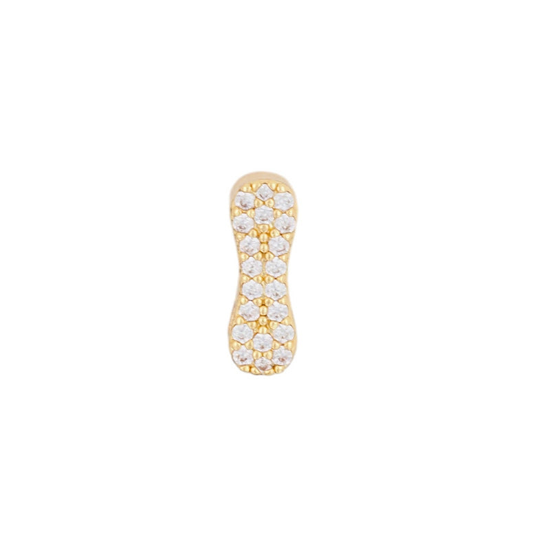 Fashion English 26 letter single pendant gold DIY bracelet necklace accessories - V.I.P Digital Presence