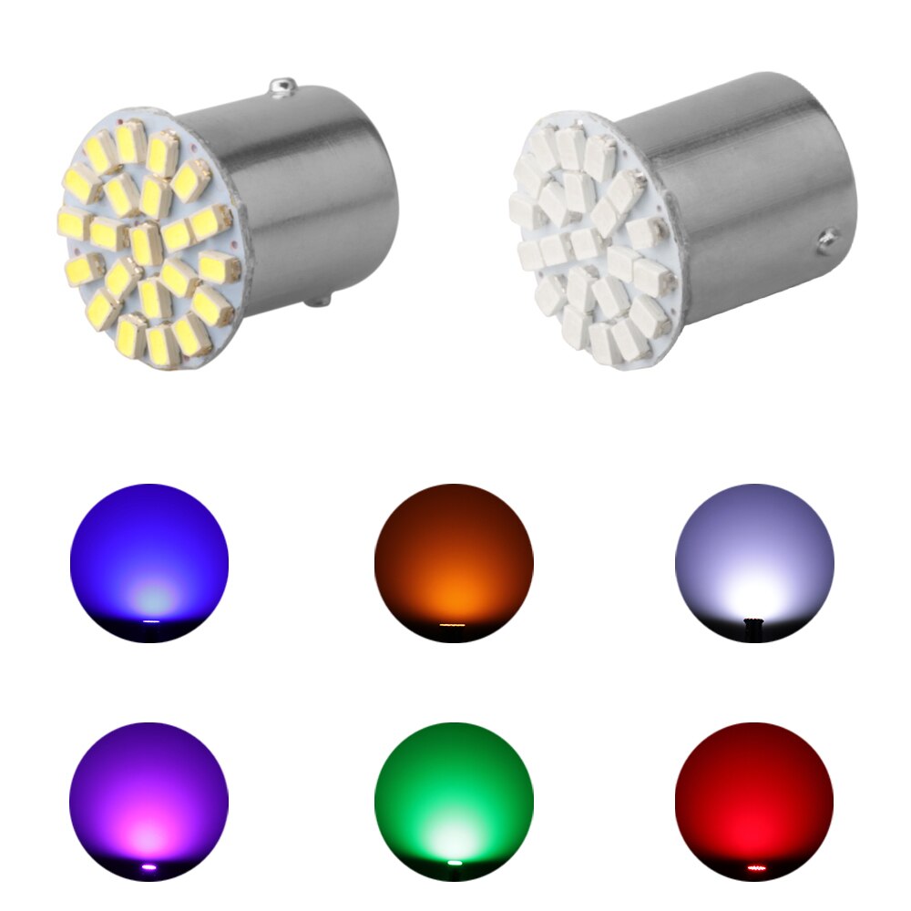 12V 1156 1157 22SMD P21W BA15S BA15D LED Bulb Car Auto Front Lights Brake Lights Turn Lights Parking Lamp Bulbs - V.I.P Digital Presence