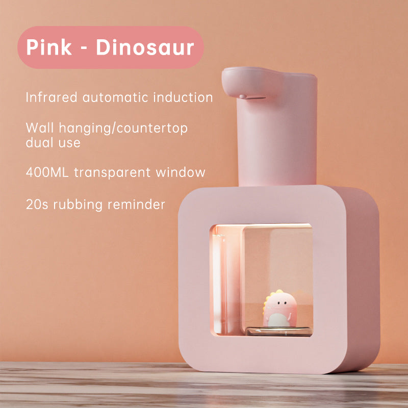 Cute Cat Rechargeable Touchless Automatic Soap Dispenser 400ml Kids foam Soap Dispenser with Night Light - V.I.P Digital Presence