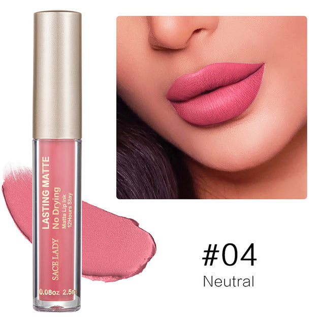 Make Up Waterproof Nude Lipstick Long Lasting Liquid Matte Lipstick Kit Lip Gloss Cosmetics Lipgloss Lip Makeup - V.I.P Digital Presence
