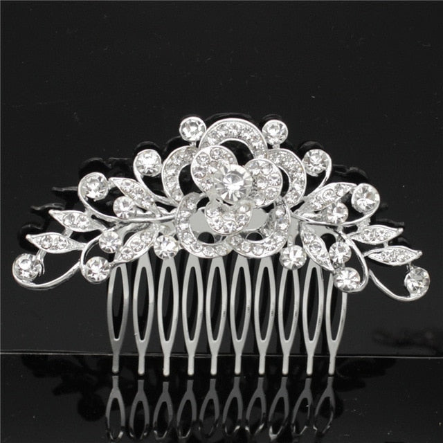 Wedding Dress Accessories Bridal Accessories Wedding Bridal Accessories Alloy Rhinestone Hair Combs Bridal Tiara - V.I.P Digital Presence
