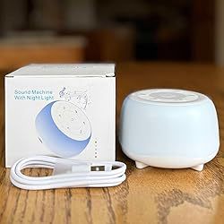 Portable Sound Machine with White Noise, Night Light, and Speaker for Baby's Soothing Sleep and Relaxation - V.I.P Digital Presence