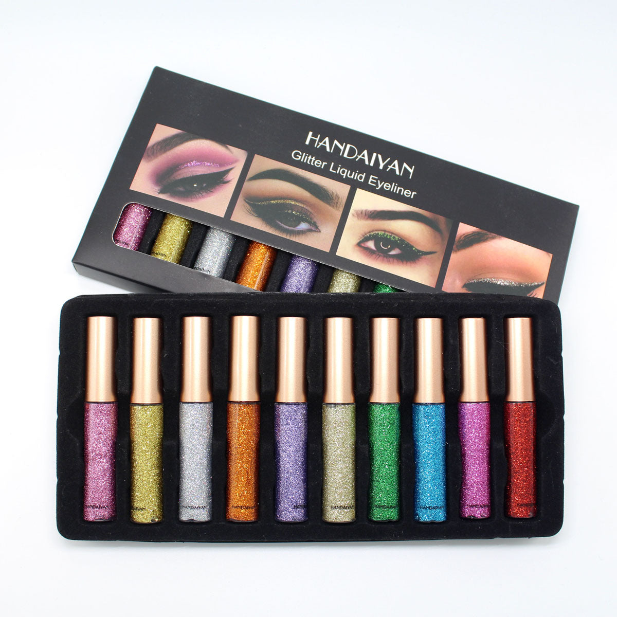 Explosive Sequins Pearl Glitter Liquid Eyeliner Ten Sets Liquid Eyeliner - V.I.P Digital Presence