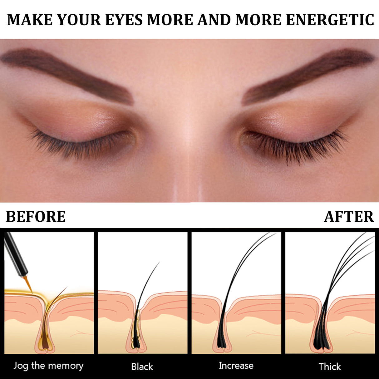 Slimming And Lengthening Mascara Without Trace, Natural Mascara Moisturizing Mascara Black Curl Eyelashes And Eyebrows - V.I.P Digital Presence