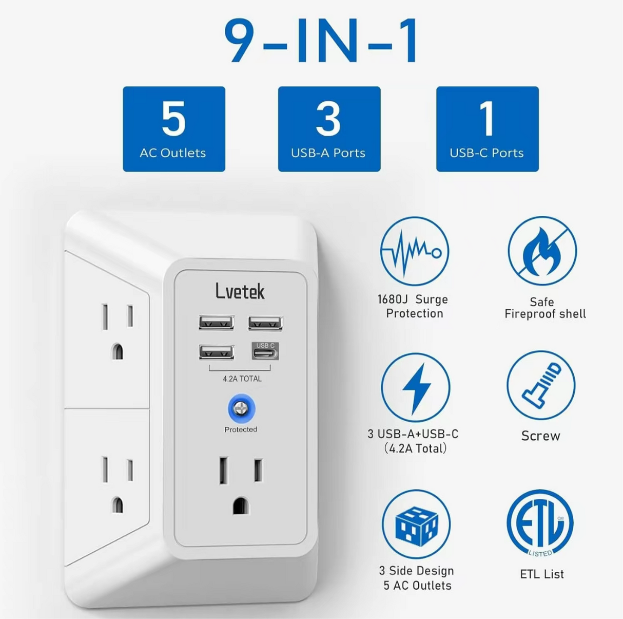 Protector contra sobretensiones PowerHub
