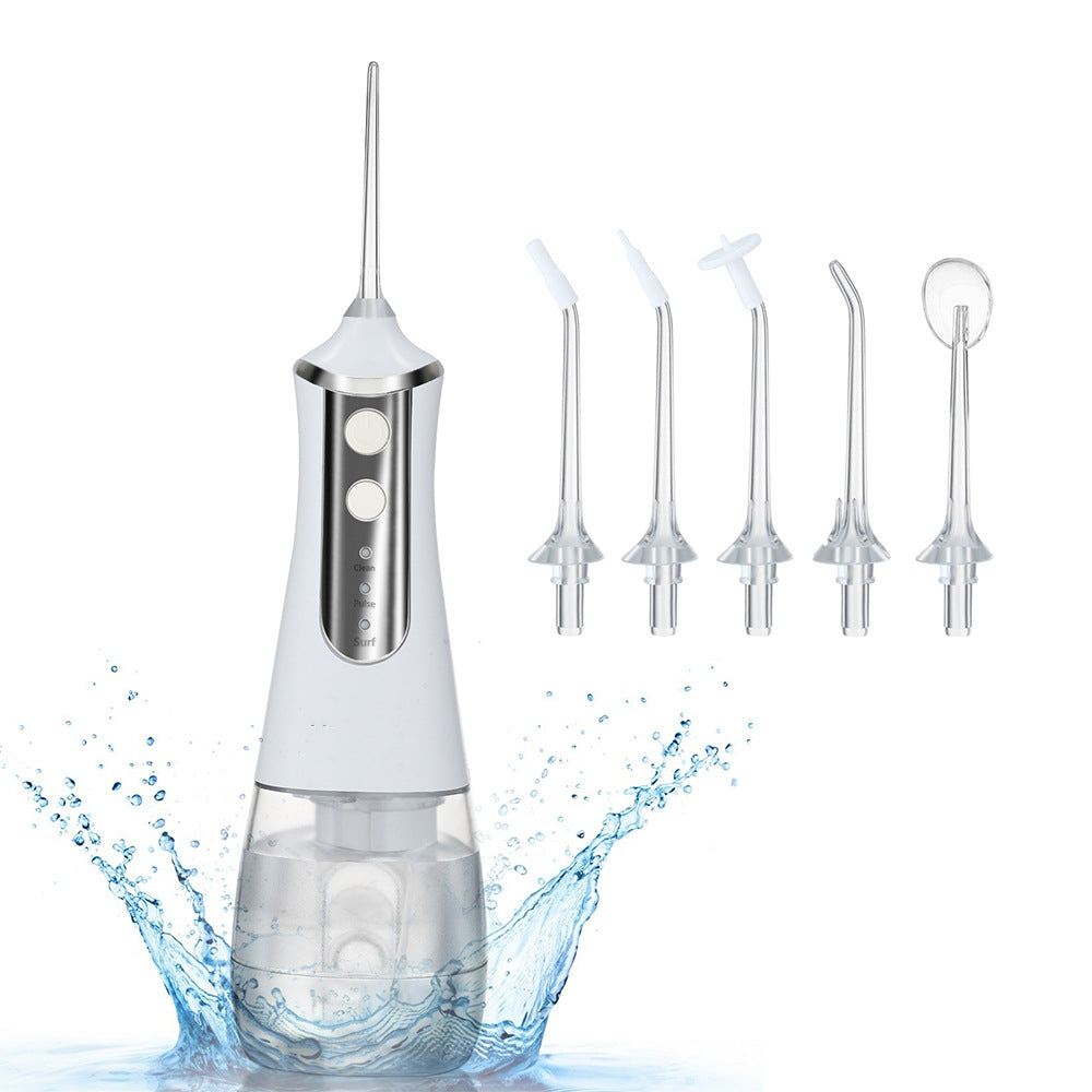 3-Speed Tooth Rinser Electric Oral Tooth Cleaning Device Water Floss Household Portable Tooth Cleaner Tooth Cleaning Device - V.I.P Digital Presence
