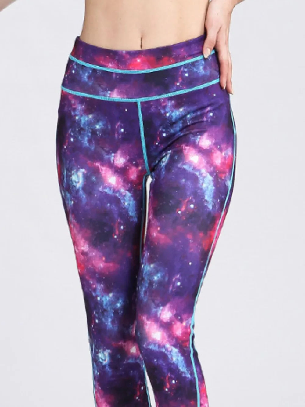 Printed Active High Waist Leggings - V.I.P Digital Presence