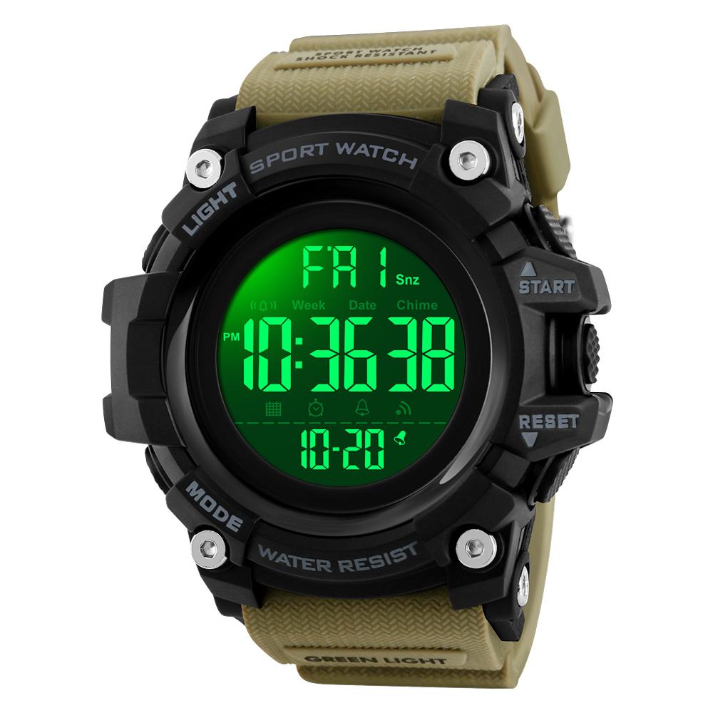 SKMEI 1384 Countdown Stopwatch Sport Watch Mens Watches Top Brand Luxury Men Wrist Watch Waterproof LED Electronic Digital Male Watch - V.I.P Digital Presence