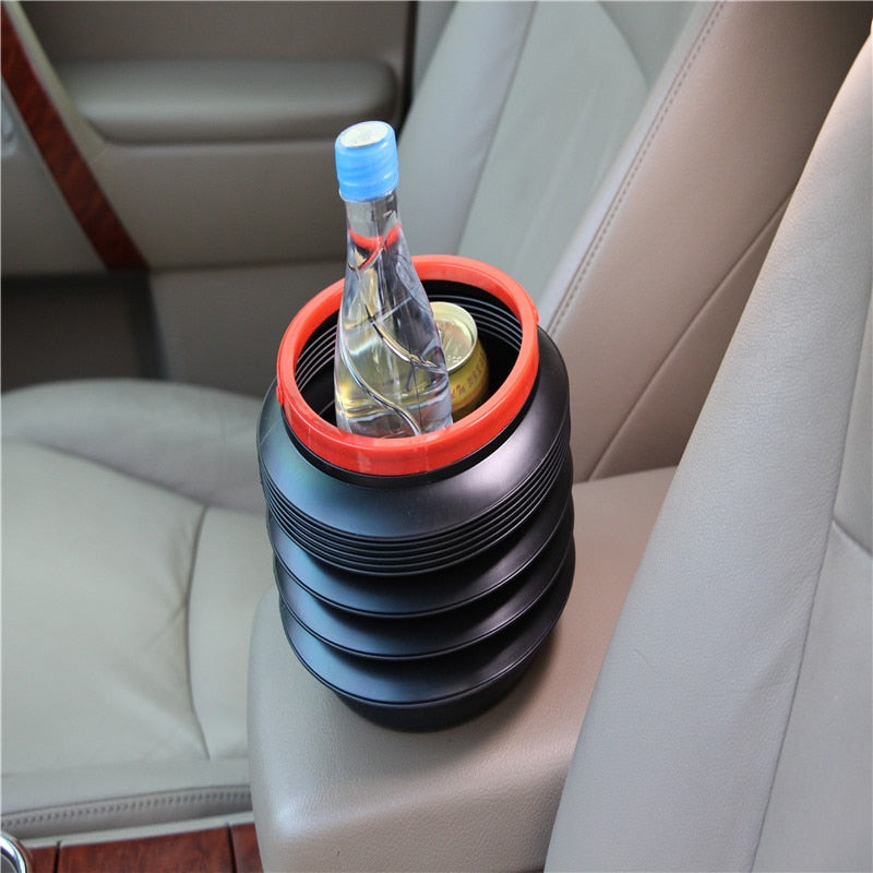 Car Trash Bin Can Car Storage Bin Portable Outdoor Fishing Bucket Multifunctional Retractable Folding Water Bucket - V.I.P Digital Presence