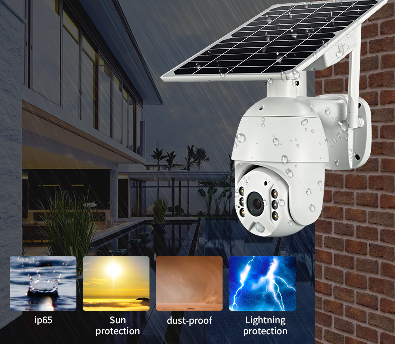 Brand 4G SIM Card WIFI Solar Battery PTZ Camera 1080P Outdoor Waterproof PIR Alarm Motion Detection P2P CCTV Camera - V.I.P Digital Presence