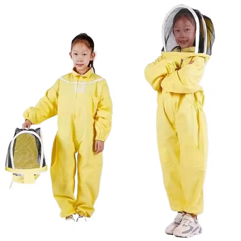 A set of children's beekeeper suits (breathable type), beekeeping equipment, and gloves. - V.I.P Digital Presence