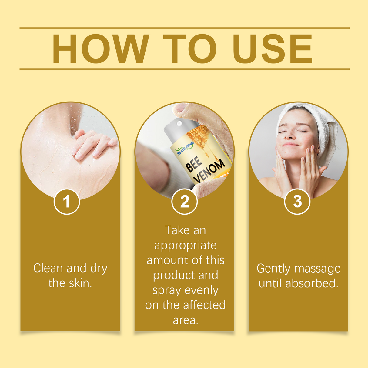 Bee Venom Wart & Mole Removal Spray, Gentle Cleansing Skin Moisturizing Moisturizing Smooth Skin Care - V.I.P Digital Presence