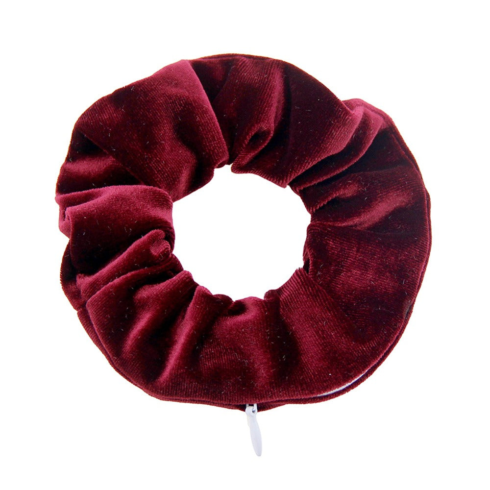 Tie dye velvet zipper large intestine loop - V.I.P Digital Presence