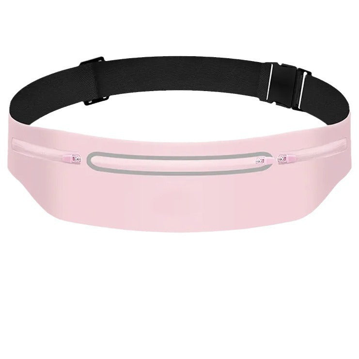Outdoor sports running voltage waterproof waist bag Lycra ultra-thin skin friendly mobile phone three pocket large capacity wais - V.I.P Digital Presence