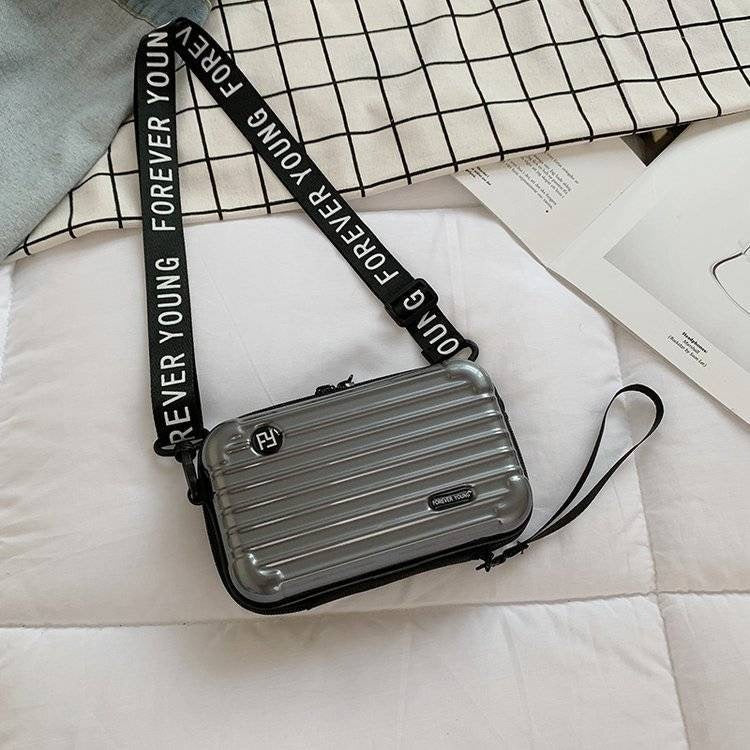 PC hard shell toiletry bag 7-inch shoulder crossbody bag hand storage bag suitcase small bag - V.I.P Digital Presence