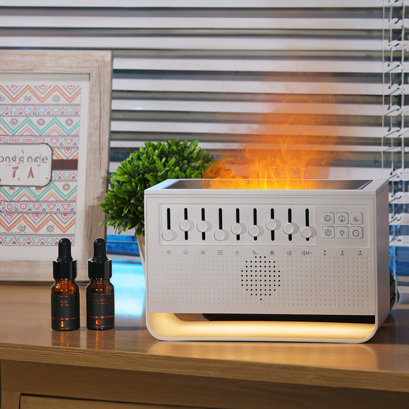 Haut-parleur Bluetooth Portable à bruit blanc, aide au sommeil, veilleuse, humidificateur, Machine tout-en-un, 8 Goup, son natur - V.I.P Digital Presence