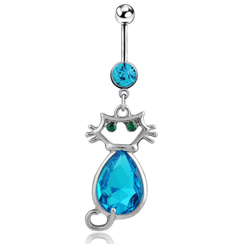 Navel Ring Creative Bat Bee Navel Buckle Navel Ring Body Piercing Jewelry - V.I.P Digital Presence