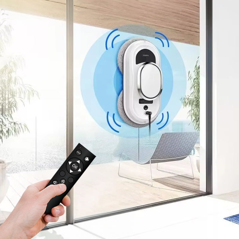 5600Pa Smart Window Cleaning Robot Auto-Guided, Remote-Controlled Glass Cleaner for Home Use - V.I.P Digital Presence