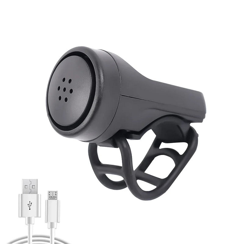 Bicycle Electric Bell Bike USB Charging Horn MTB Mountain Bike Warning Safety Ring Waterproof Bell Cycling Accessories - V.I.P Digital Presence