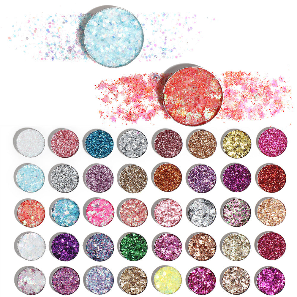 CAKAILA 40 Colors Eye Shadow Gold Powder Glitter Curry Cream Diamond Glitter Eyeshadow Palette - V.I.P Digital Presence