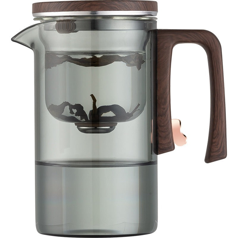 Xiaoman Waist new rodless elegant cup, one click magnetic suction filter glass tea pot, automatic tea separation tea cup - V.I.P Digital Presence